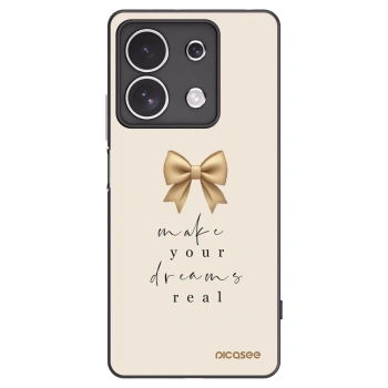 Picasee husă neagră din silicon pentru Xiaomi Redmi Note 13 4G - Golden Dream