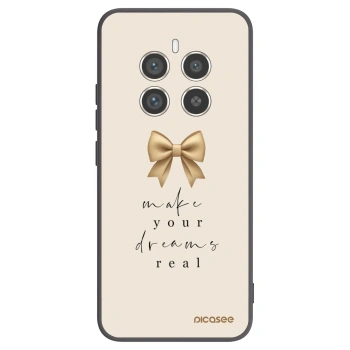 Picasee husă neagră din silicon pentru Realme 12 Pro 5G - Golden Dream