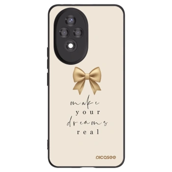 Picasee husă neagră din silicon pentru Honor 200 5G - Golden Dream