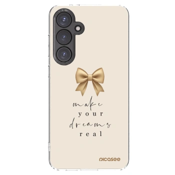 Picasee husă transparentă din silicon pentru Samsung Galaxy S24 FE S721B - Golden Dream