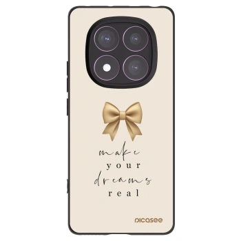 Picasee husă neagră din silicon pentru Xiaomi Redmi Note 14 Pro 4G - Golden Dream