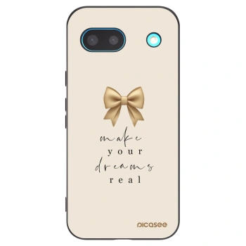 Picasee husă neagră din silicon pentru Google Pixel 8a - Golden Dream