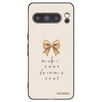 Picasee husă neagră din silicon pentru Google Pixel 8 Pro - Golden Dream