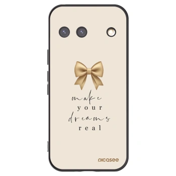 Picasee husă neagră din silicon pentru Google Pixel 9 - Golden Dream