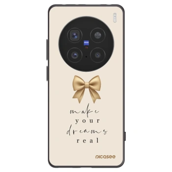 Picasee husă neagră din silicon pentru Vivo X200 Pro - Golden Dream