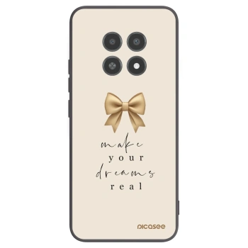 Picasee husă neagră din silicon pentru Realme 12X - Golden Dream