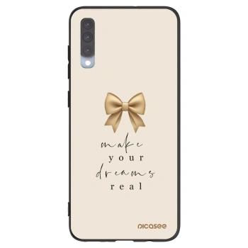 Picasee husă neagră din silicon pentru Samsung Galaxy A70 A705F - Golden Dream