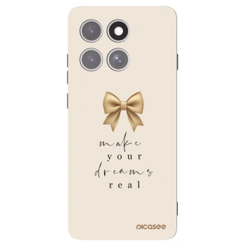 Picasee husă neagră din silicon pentru Motorola Edge 60 Pro - Golden Dream
