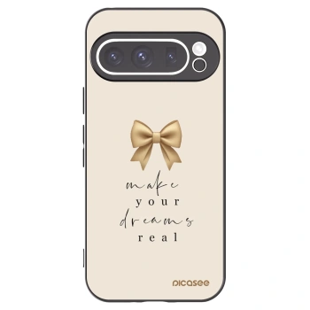 Picasee husă neagră din silicon pentru Google Pixel 9 Pro XL - Golden Dream