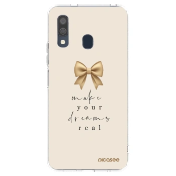 Picasee husă transparentă din silicon pentru Samsung Galaxy A40 A405F - Golden Dream