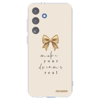 Picasee husă transparentă din silicon pentru Samsung Galaxy S25 FE 5G - Golden Dream