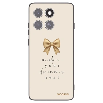 Picasee husă neagră din silicon pentru Motorola Edge 60 Fusion - Golden Dream