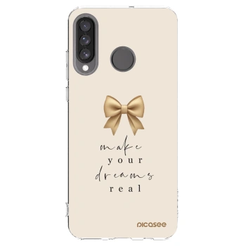 Picasee husă transparentă din silicon pentru Huawei P30 Lite - Golden Dream