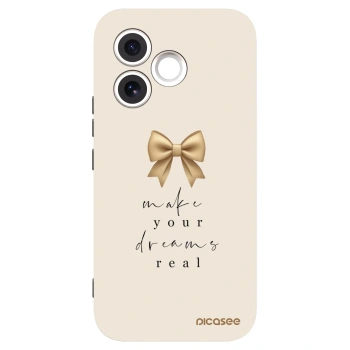 Picasee husă neagră din silicon pentru Honor 600 Lite - Golden Dream