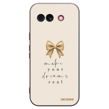 Picasee husă neagră din silicon pentru Google Pixel 10a - Golden Dream