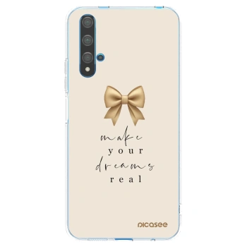 Picasee husă transparentă din silicon pentru Huawei Nova 5T - Golden Dream