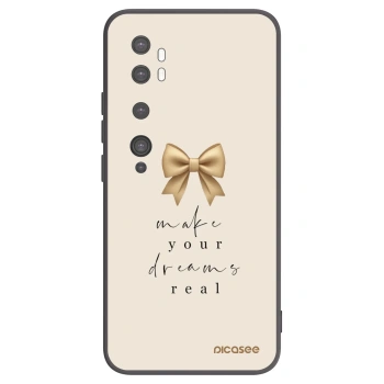 Picasee husă neagră din silicon pentru Xiaomi Mi Note 10 (Pro) - Golden Dream