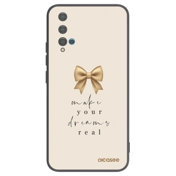 Picasee husă neagră din silicon pentru Huawei Nova 5T - Golden Dream