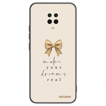Picasee husă neagră din silicon pentru Xiaomi Redmi Note 9 Pro - Golden Dream