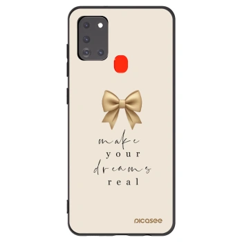 Picasee husă neagră din silicon pentru Samsung Galaxy A21s - Golden Dream