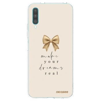Picasee husă transparentă din silicon pentru Samsung Galaxy A30s A307F - Golden Dream