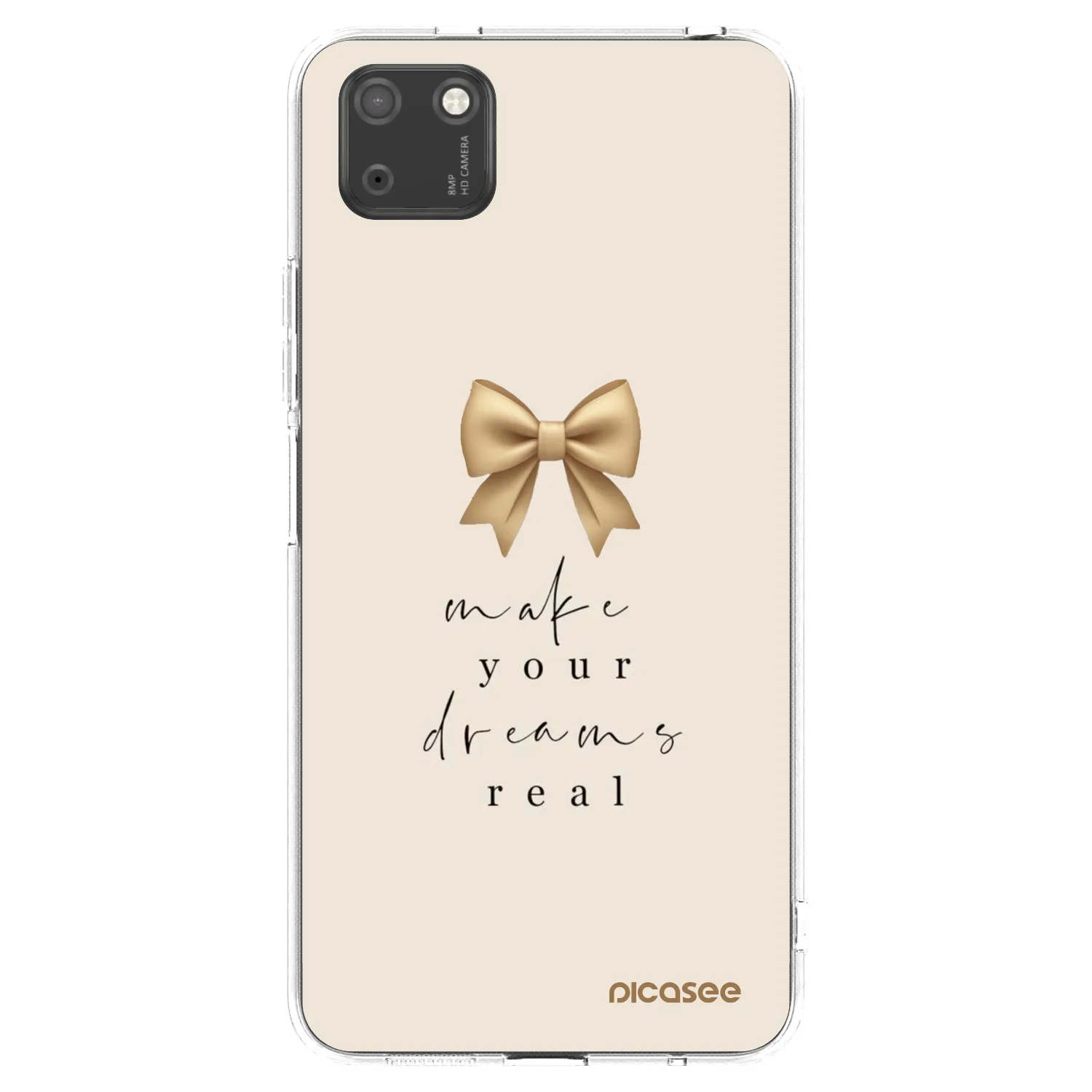 Picasee husă transparentă din silicon pentru Huawei Y5P - Golden Dream