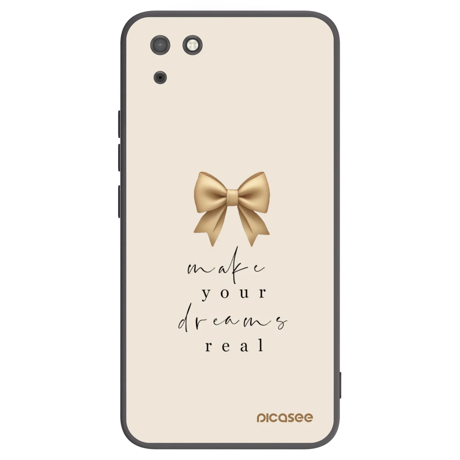 Picasee husă neagră din silicon pentru Huawei Y5P - Golden Dream