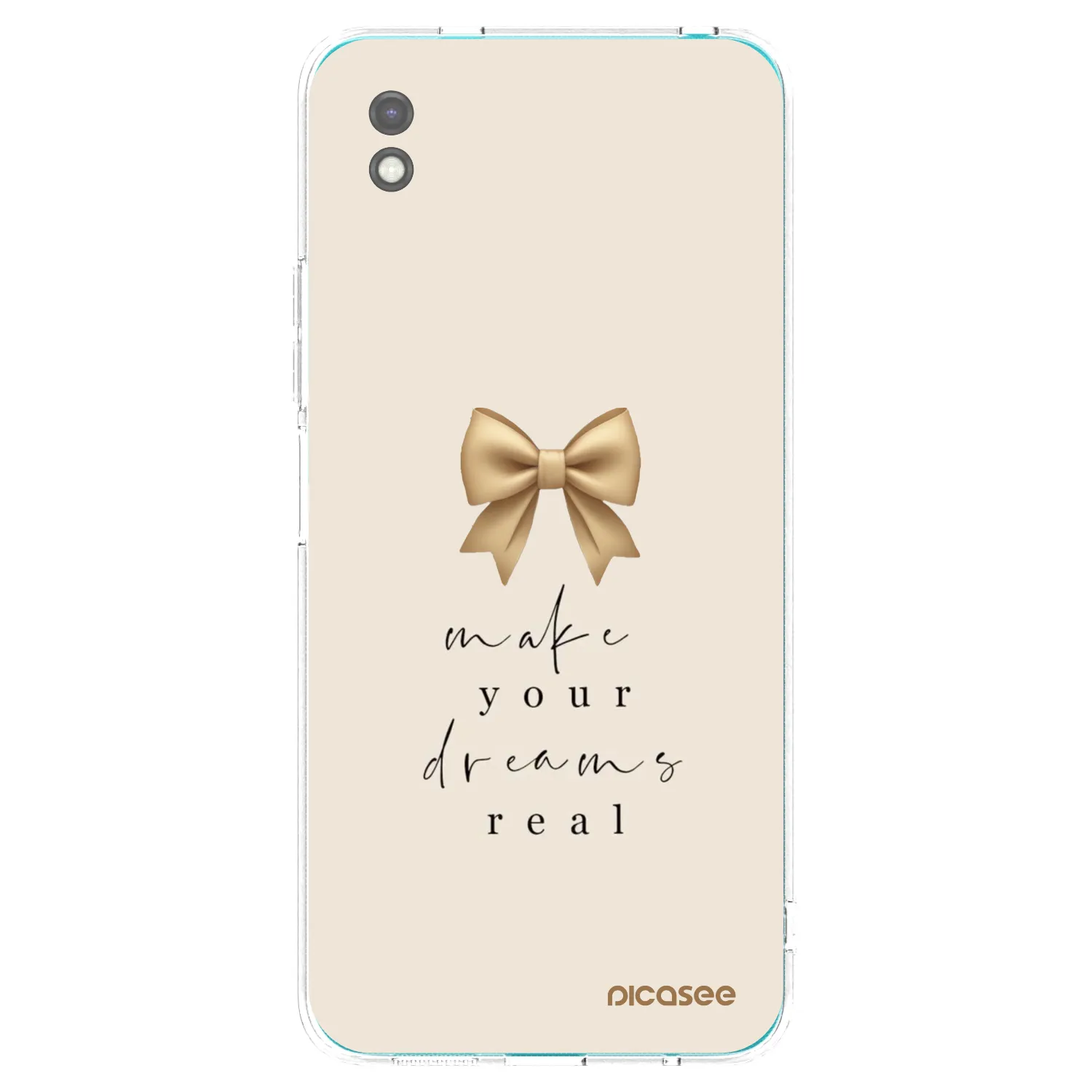 Picasee husă neagră din silicon pentru Xiaomi Redmi 9A - Golden Dream