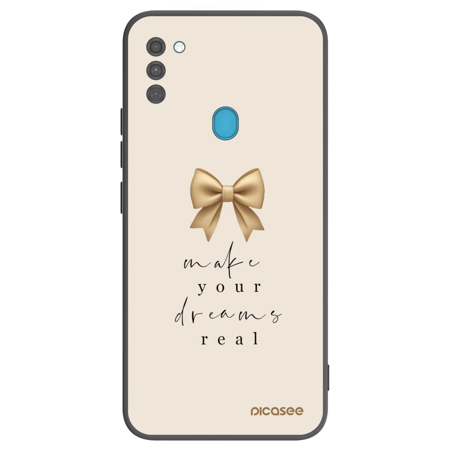 Picasee husă neagră din silicon pentru Samsung Galaxy M11 - Golden Dream
