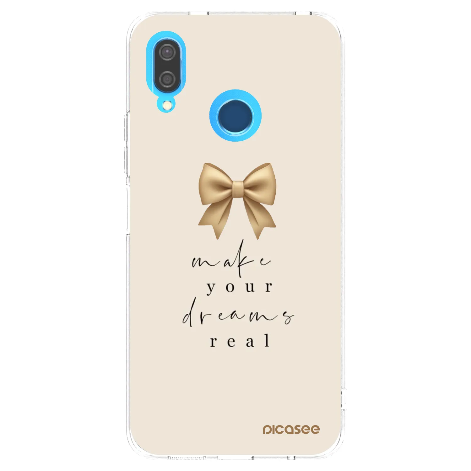 Picasee husă transparentă din silicon pentru Huawei P20 Lite - Golden Dream