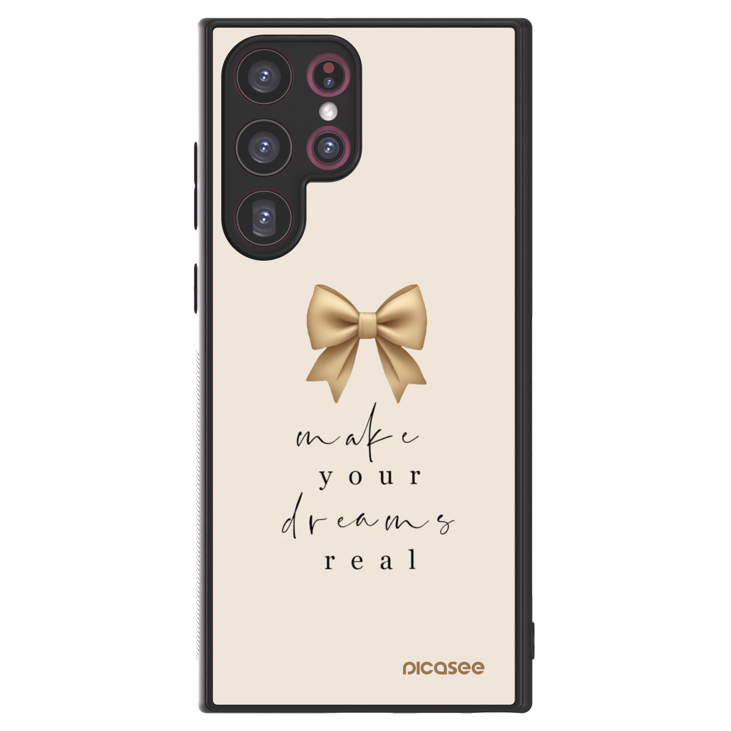 Picasee ULTIMATE CASE pentru Samsung Galaxy S22 Ultra 5G - Golden Dream