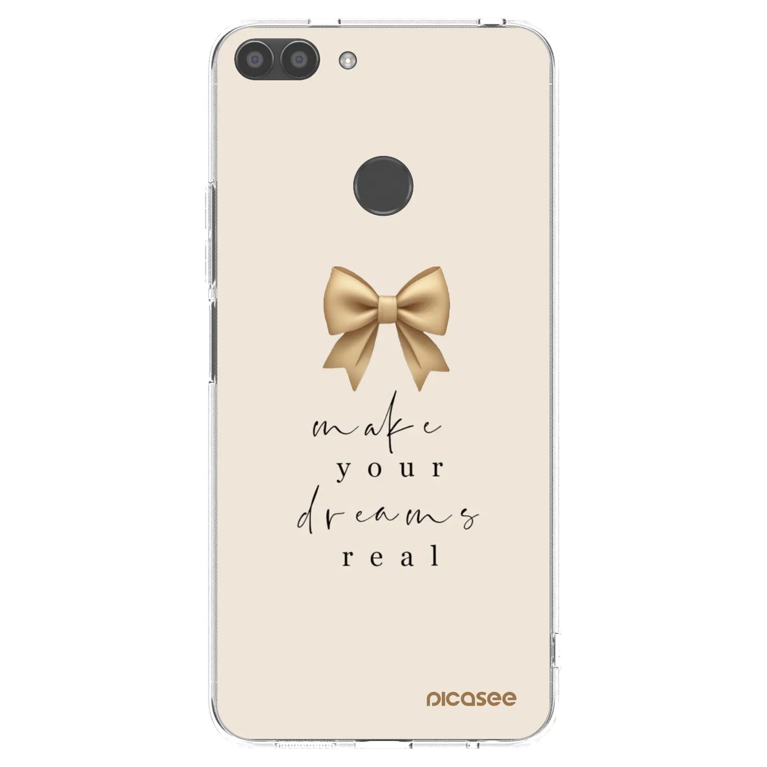 Picasee husă transparentă din silicon pentru Huawei P Smart - Golden Dream