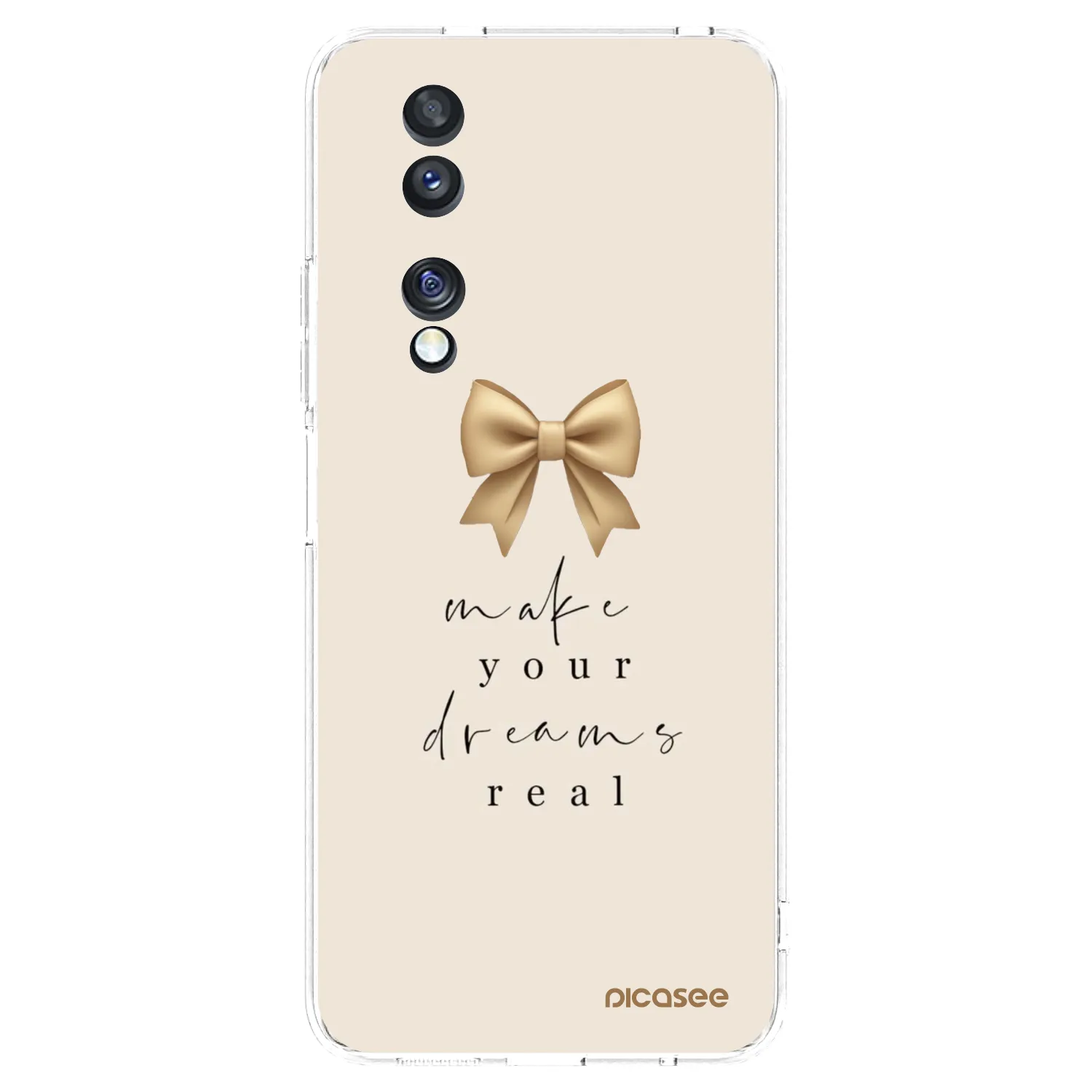 Picasee husă transparentă din silicon pentru Honor 70 - Golden Dream