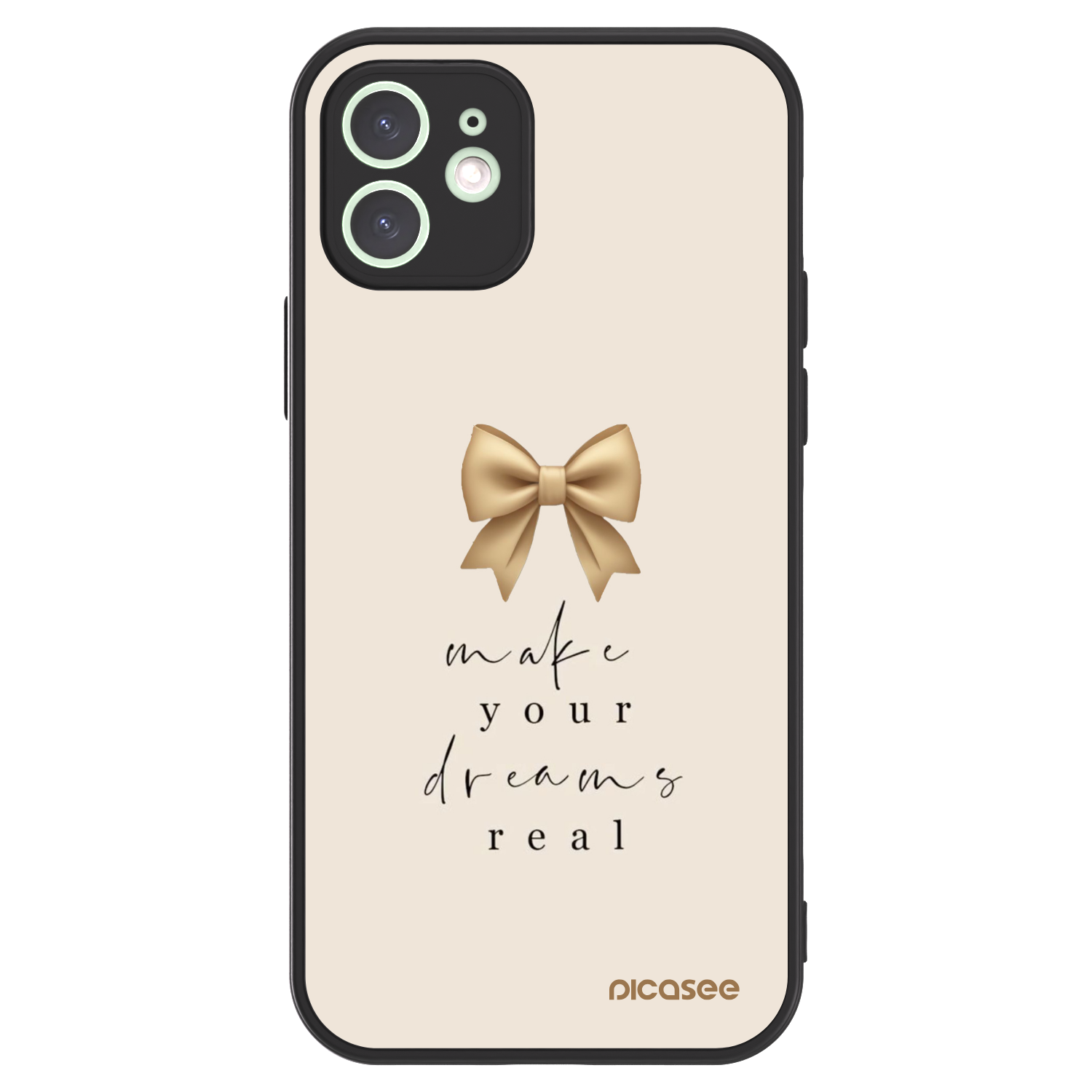 Picasee ULTIMATE CASE MagSafe pentru Apple iPhone 12 - Golden Dream