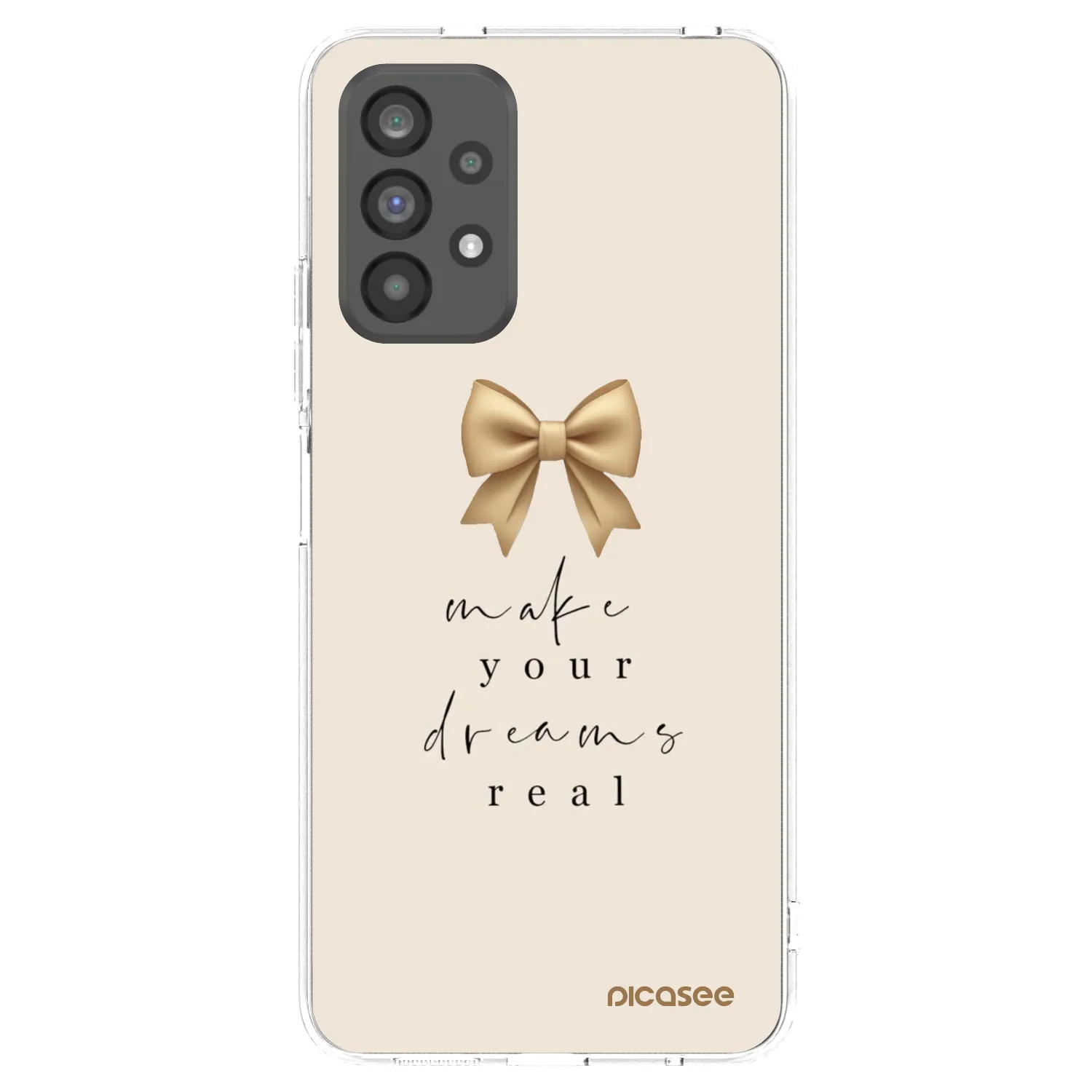 Picasee husă transparentă din silicon pentru Samsung Galaxy A73 5G - Golden Dream