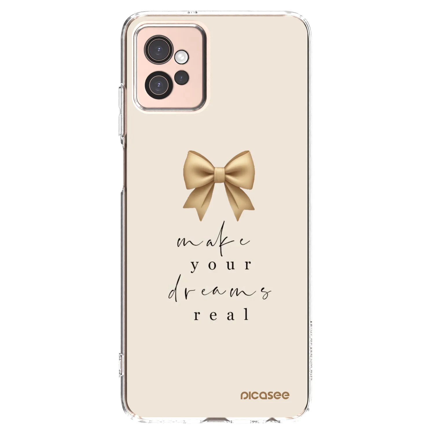 Picasee husă transparentă din silicon pentru Motorola Moto G32 - Golden Dream