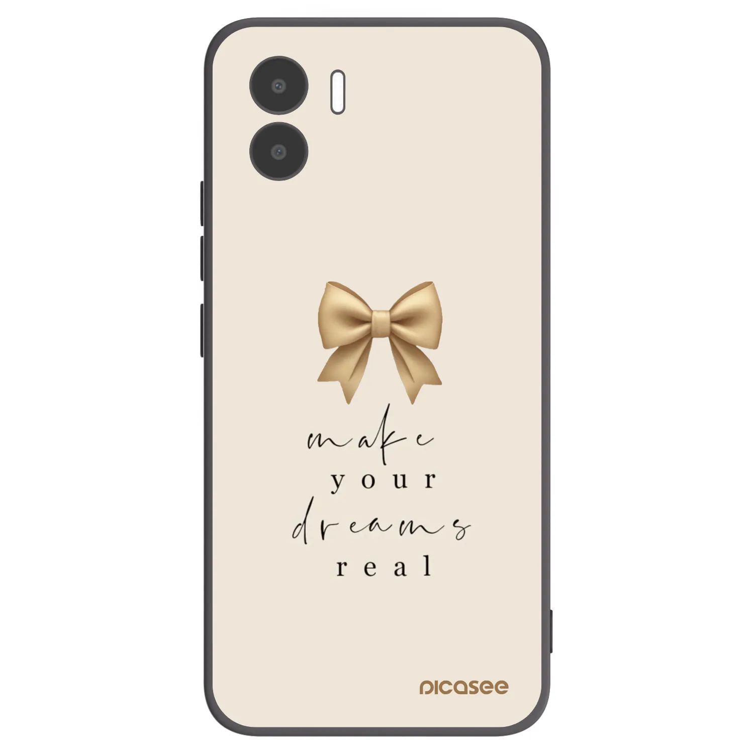 Picasee husă neagră din silicon pentru Xiaomi Redmi A1 - Golden Dream