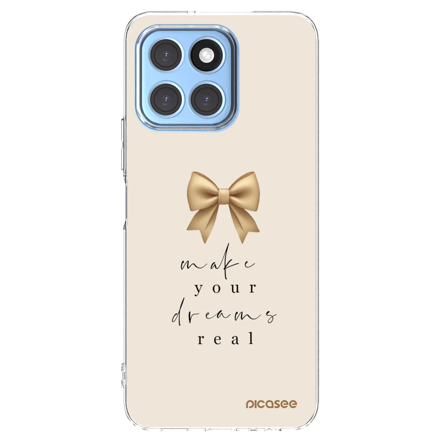 Picasee husă transparentă din silicon pentru Honor X6 - Golden Dream