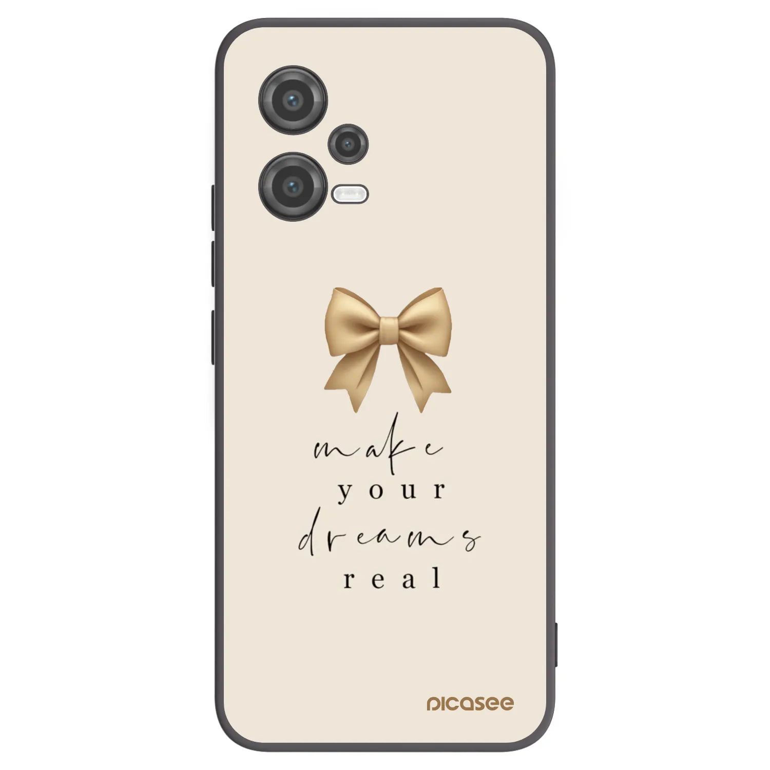 Picasee husă neagră din silicon pentru Xiaomi Poco X5 - Golden Dream