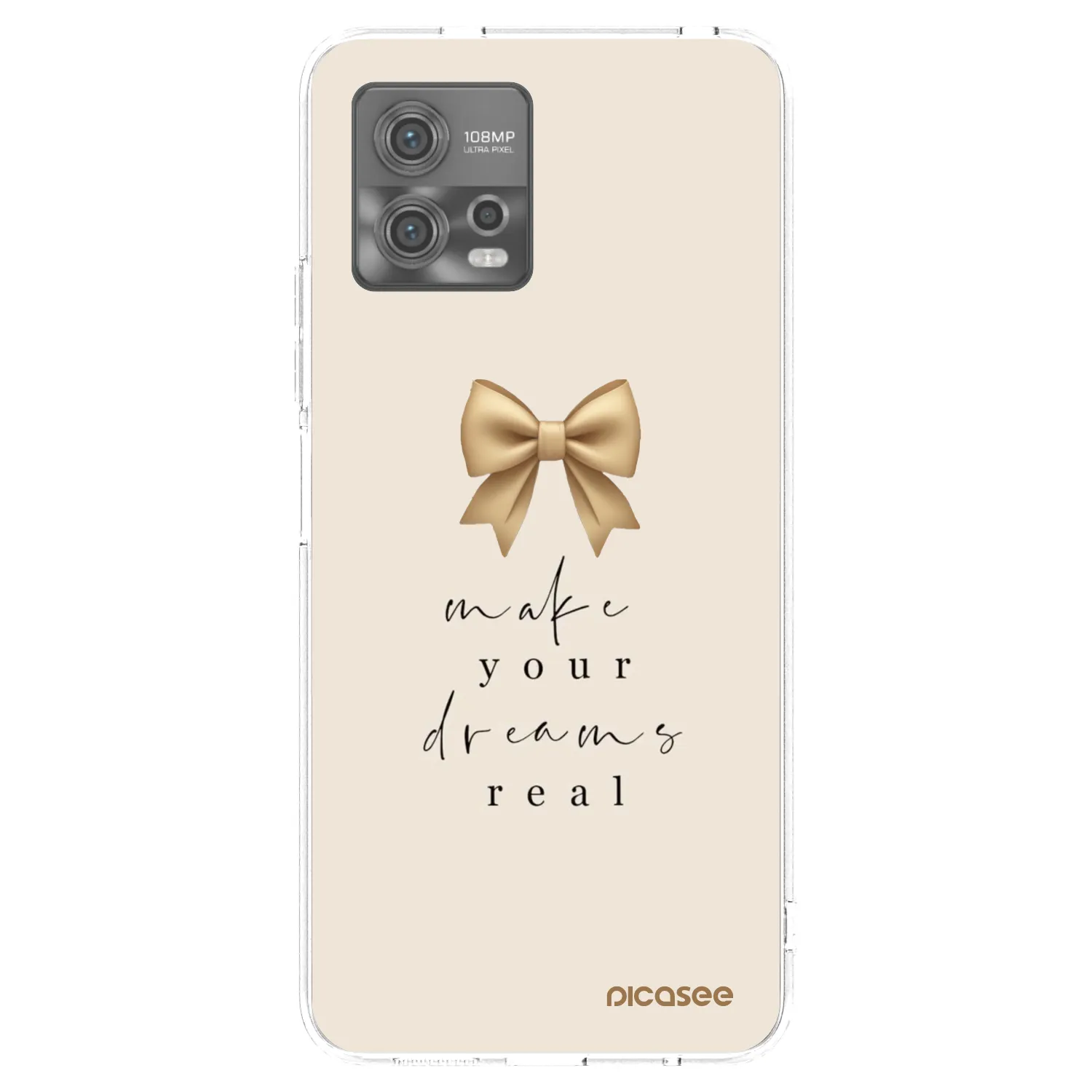 Picasee husă transparentă din silicon pentru Motorola Moto G72 - Golden Dream