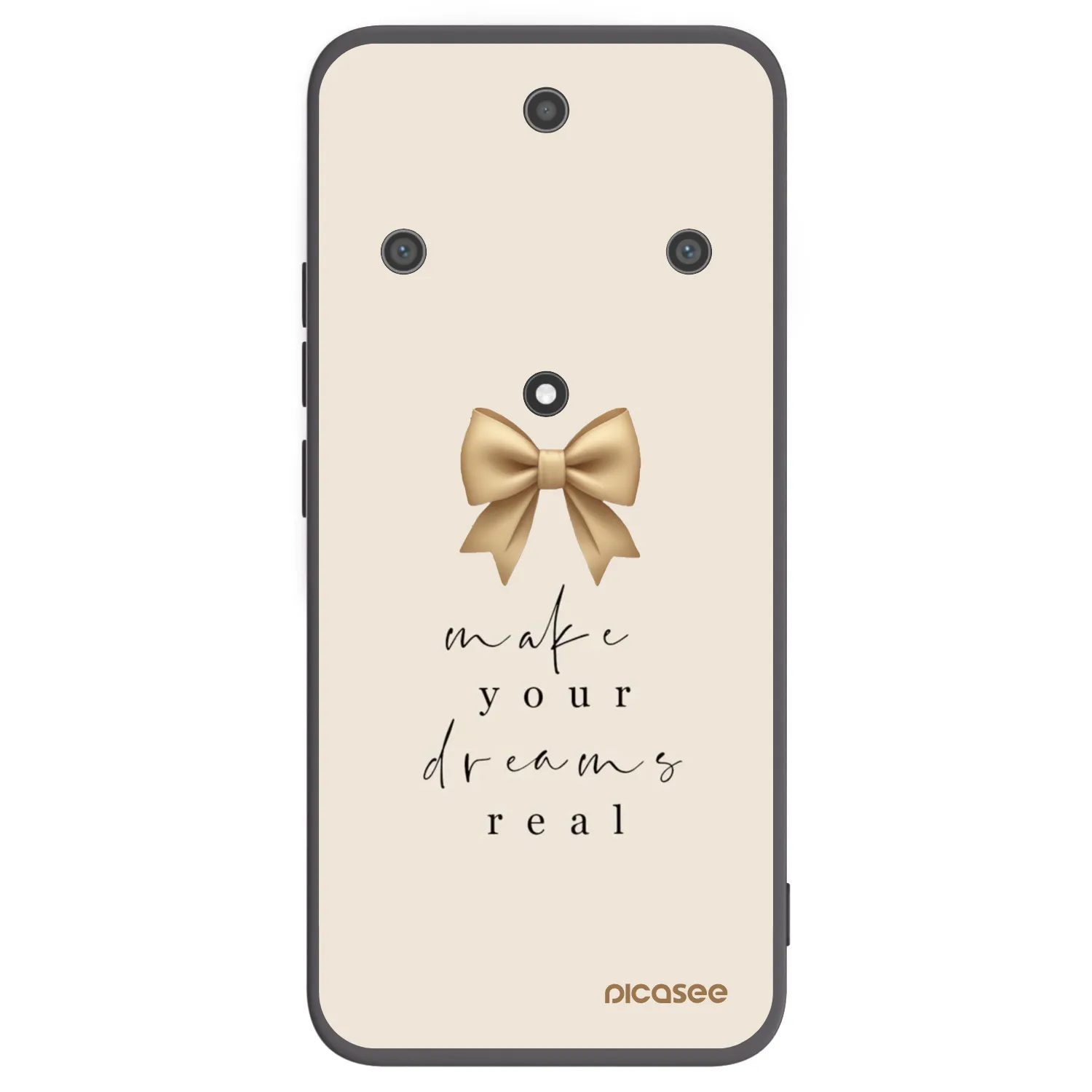 Picasee husă neagră din silicon pentru Honor Magic5 Lite 5G - Golden Dream