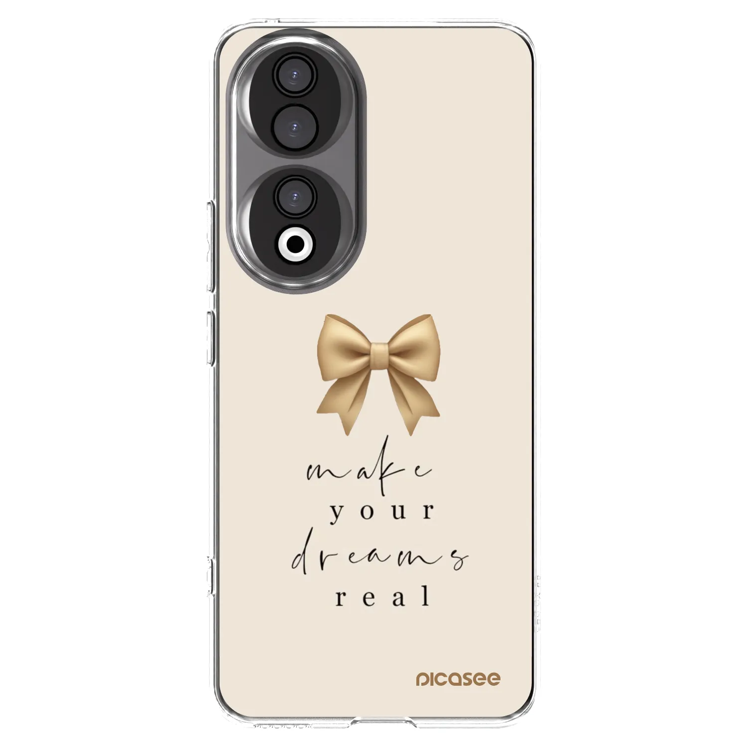 Picasee husă transparentă din silicon pentru Honor 90 5G - Golden Dream