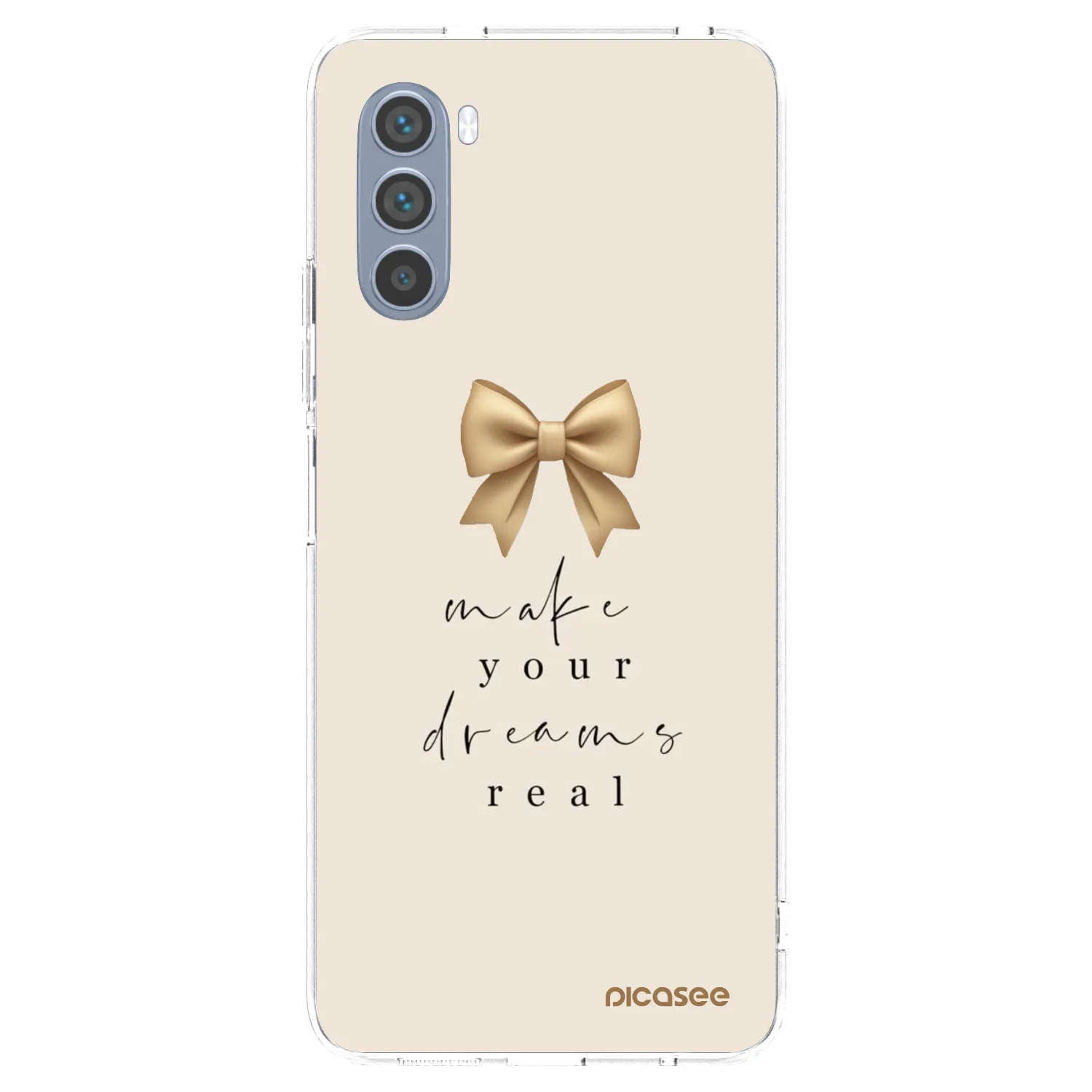 Picasee husă transparentă din silicon pentru Motorola Moto G62 - Golden Dream
