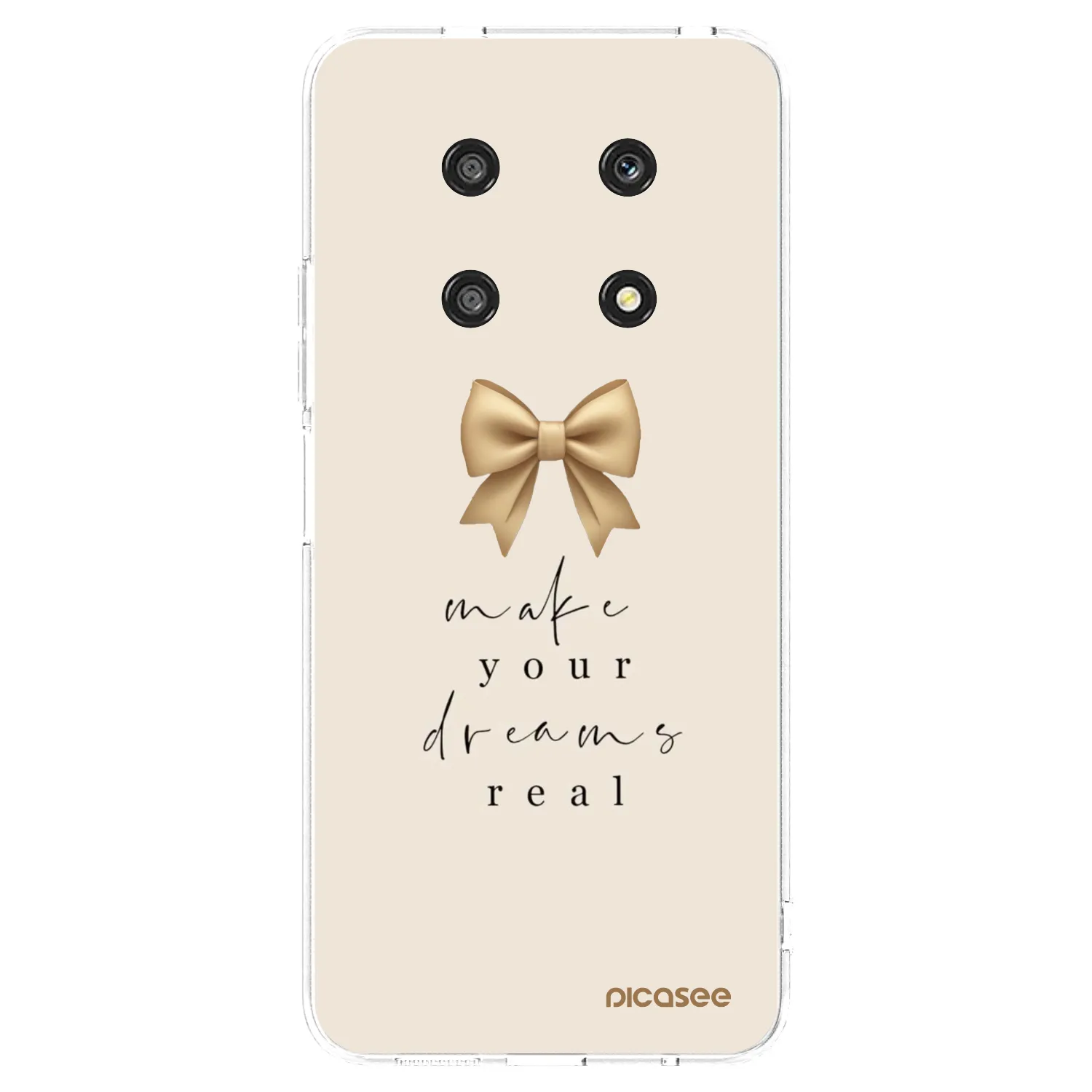 Picasee husă transparentă din silicon pentru Honor Magic4 Lite 5G - Golden Dream