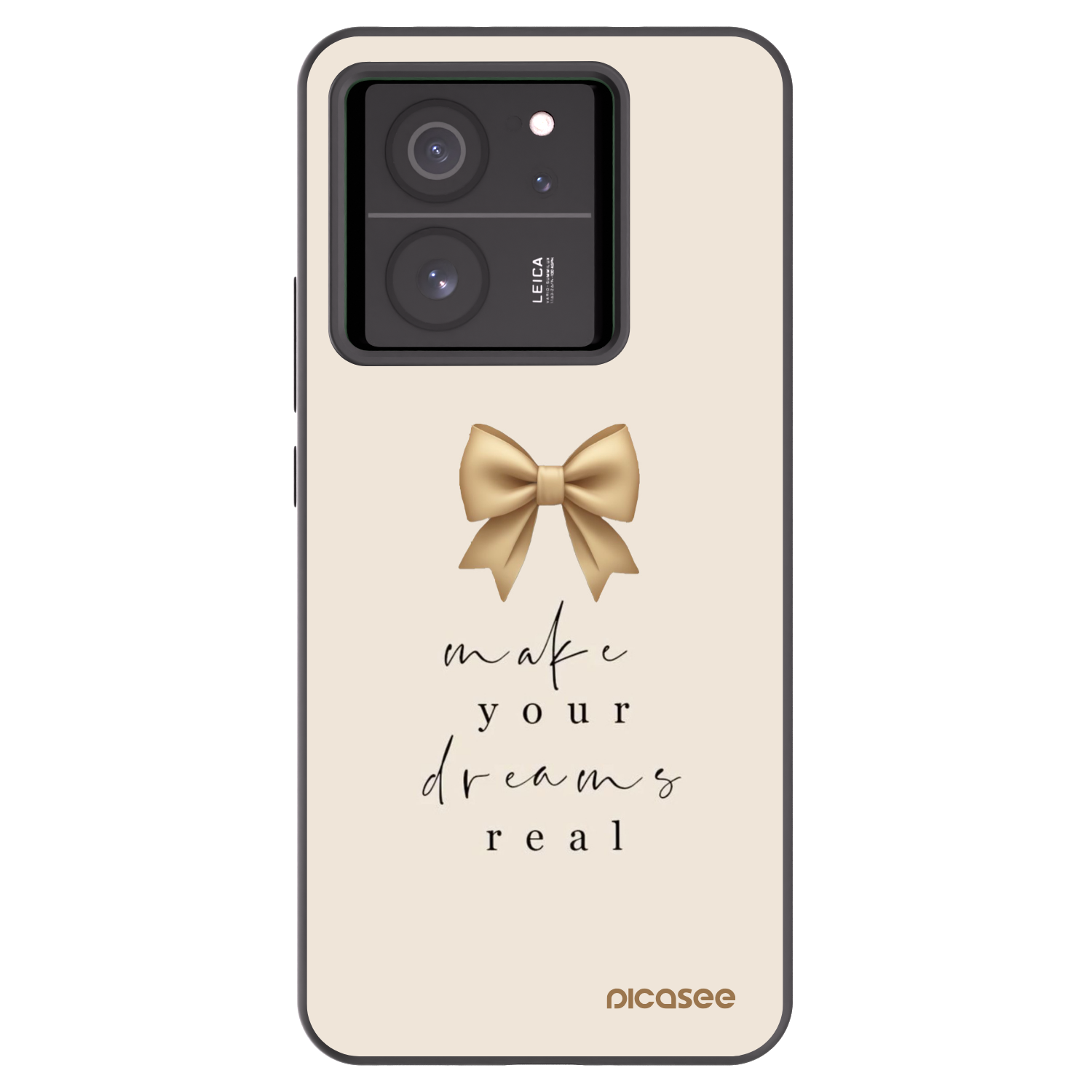 Picasee husă neagră din silicon pentru Xiaomi 13T Pro - Golden Dream