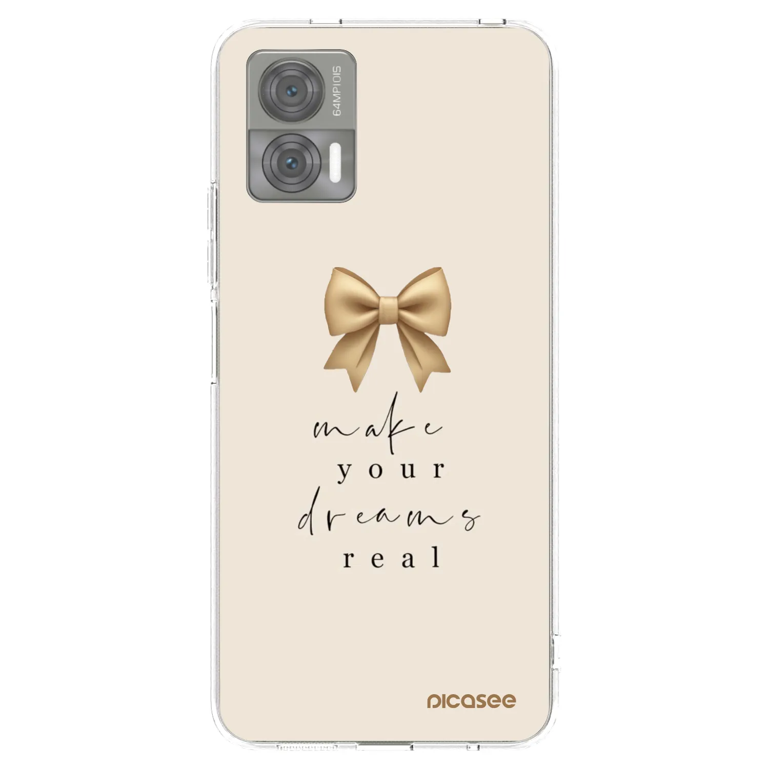 Picasee husă transparentă din silicon pentru Motorola Edge 30 Neo - Golden Dream