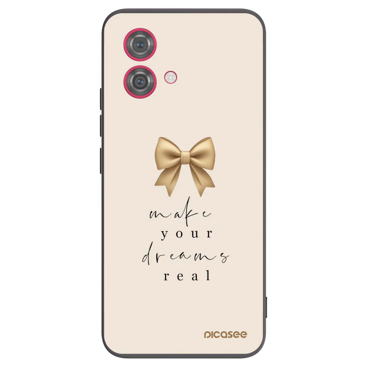 Picasee husă neagră din silicon pentru Motorola Moto G84 5G - Golden Dream