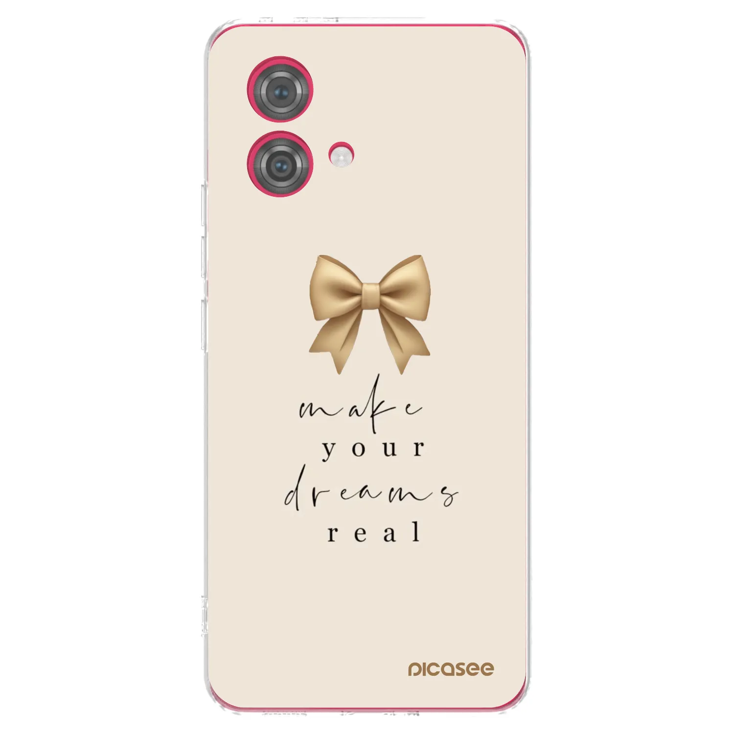 Picasee husă transparentă din silicon pentru Motorola Moto G84 5G - Golden Dream