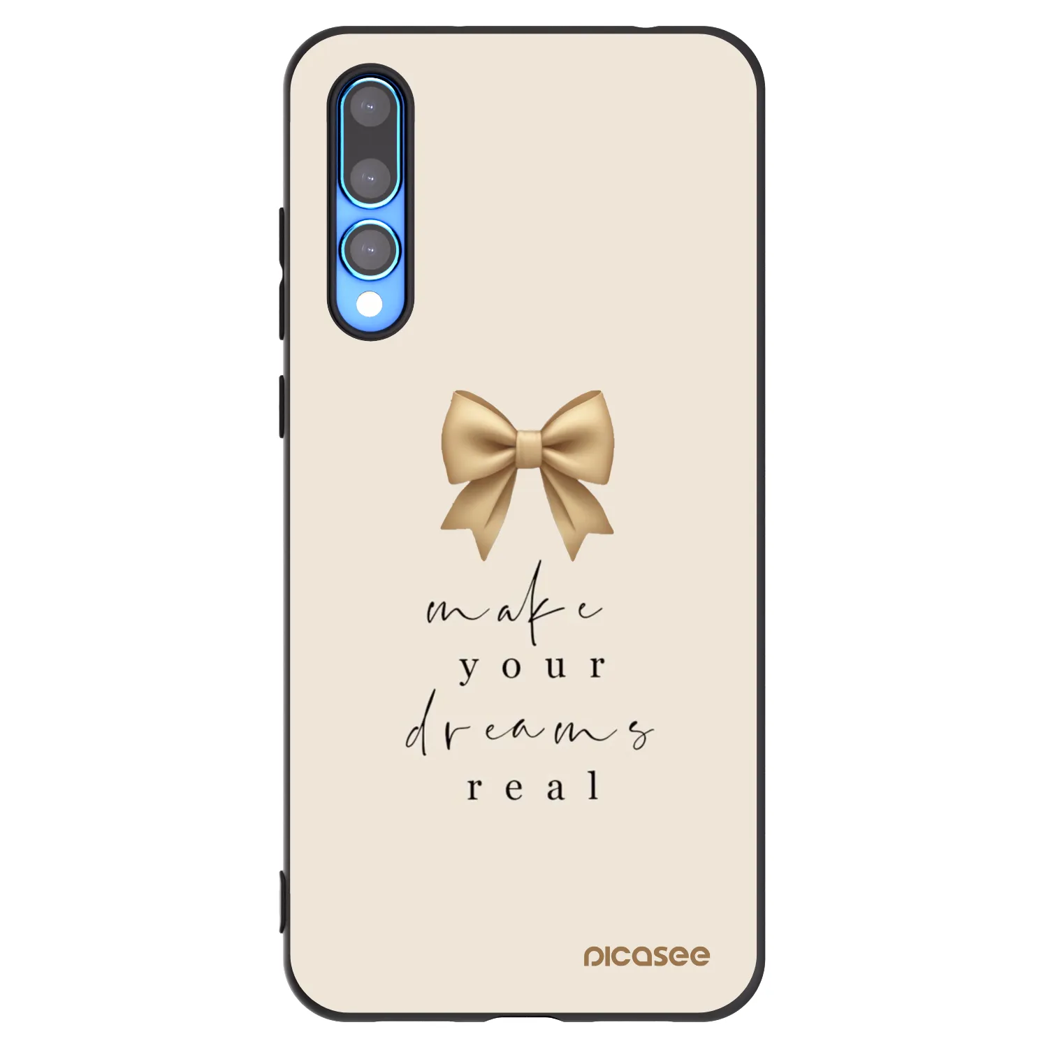 Picasee husă neagră din silicon pentru Huawei P20 Pro - Golden Dream