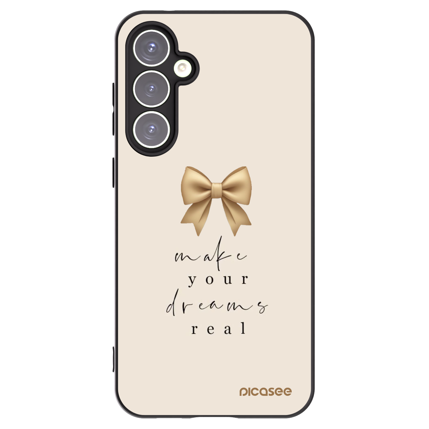 Picasee husă neagră din silicon pentru Samsung Galaxy S23 FE S711B - Golden Dream